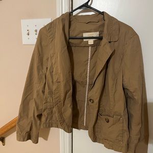 JCREW tan jacket